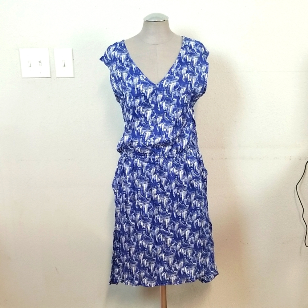 Bonata Tropical Blue Dress By Paramita Women Sz XL NWT